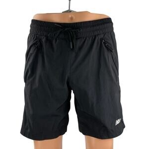 New Balance Sport Essentials Men's Black High Rise Athletic Activewear Shorts S